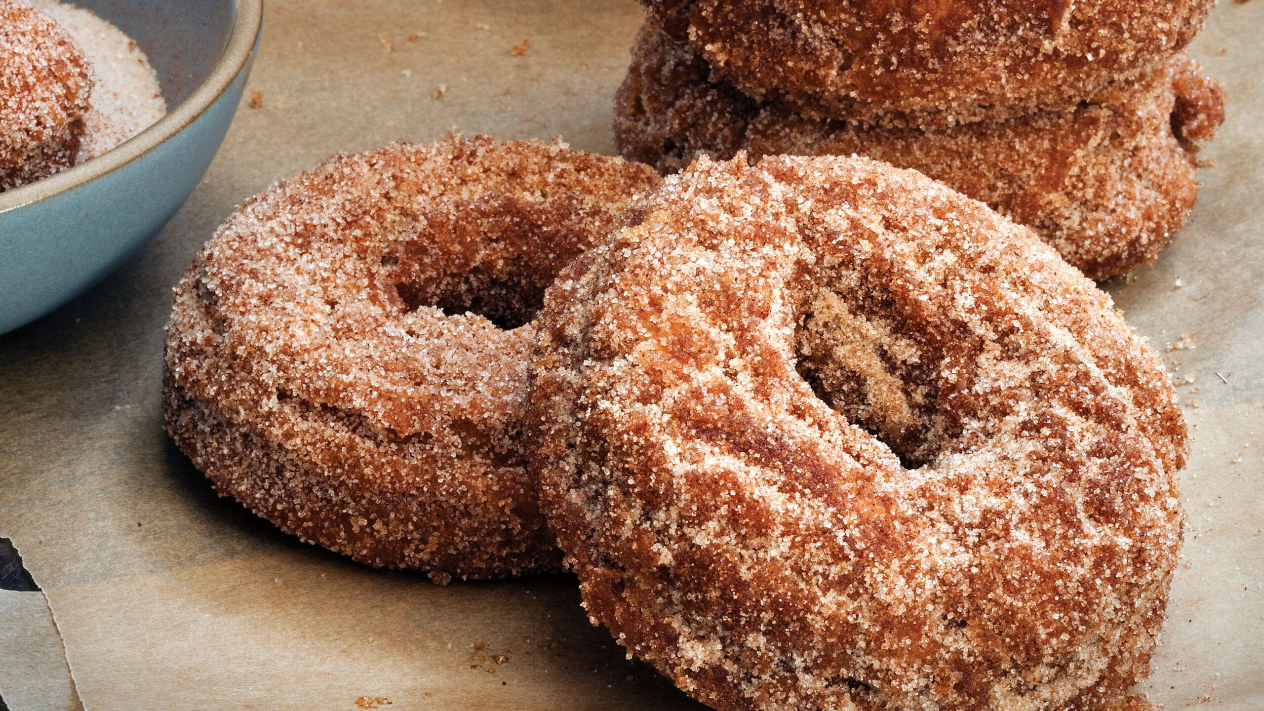 Vermont Cider Donuts recipe by Amy Traverso, from The Apple Lover's Cookbook, Photos Copyright © 2011 by Squire Fox.