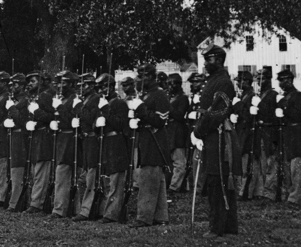The 29th Civil War Black regiment/Library of Congress