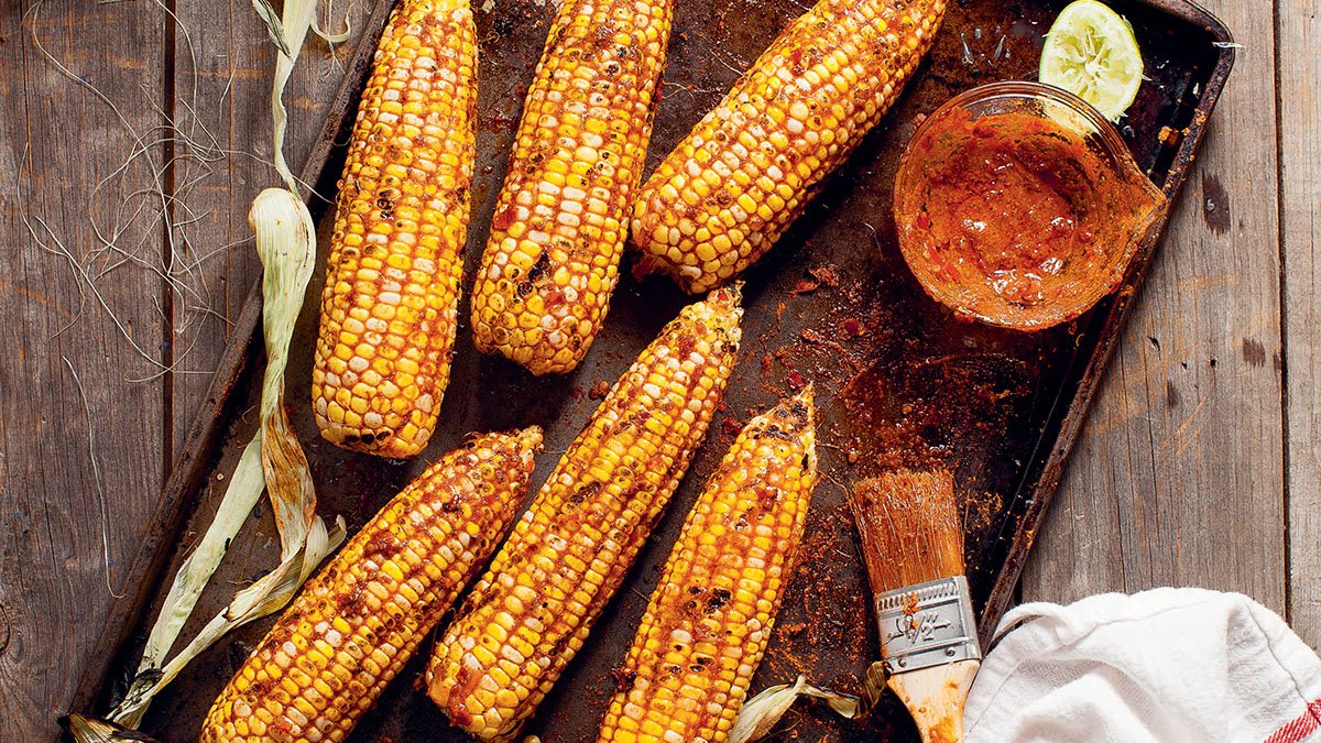 Terry Walters_Grilled Spicy Corn recipe