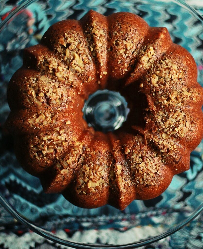 Mami’s Bizcocho de Ron (Mami’s Rum Cake) recipe From Coconuts and Collards: Recipes and Stories from Puerto Rico to the Deep South by Von Diaz. Gainesville: University Press of Florida, 2018. Reprinted by permission of the University Press of Florida. Photo by Cybelle Codish