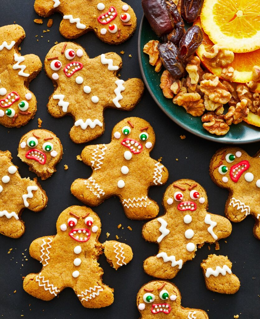 Christmas Movie Cookbook gingerbread men cookie recipe by Julia Rutland. Courtesy of Simon Element