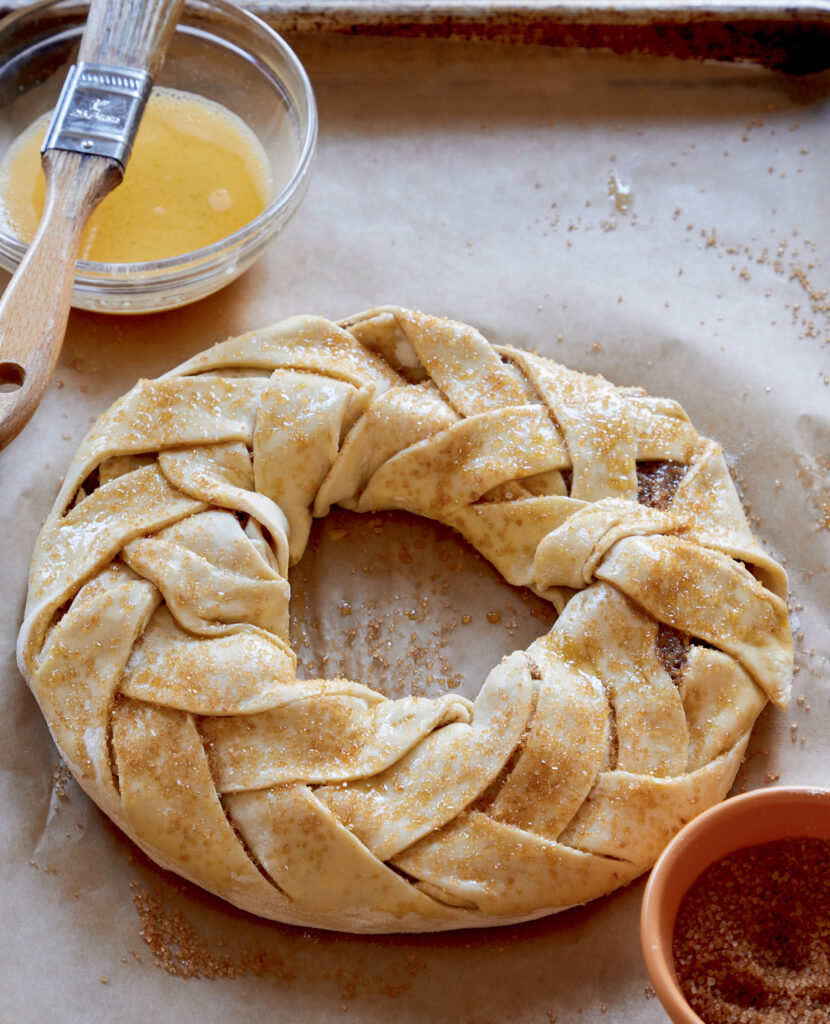 Cinnamon Nut Wreath_recipe from Sheet Pan Sweets by Molly Gilbert