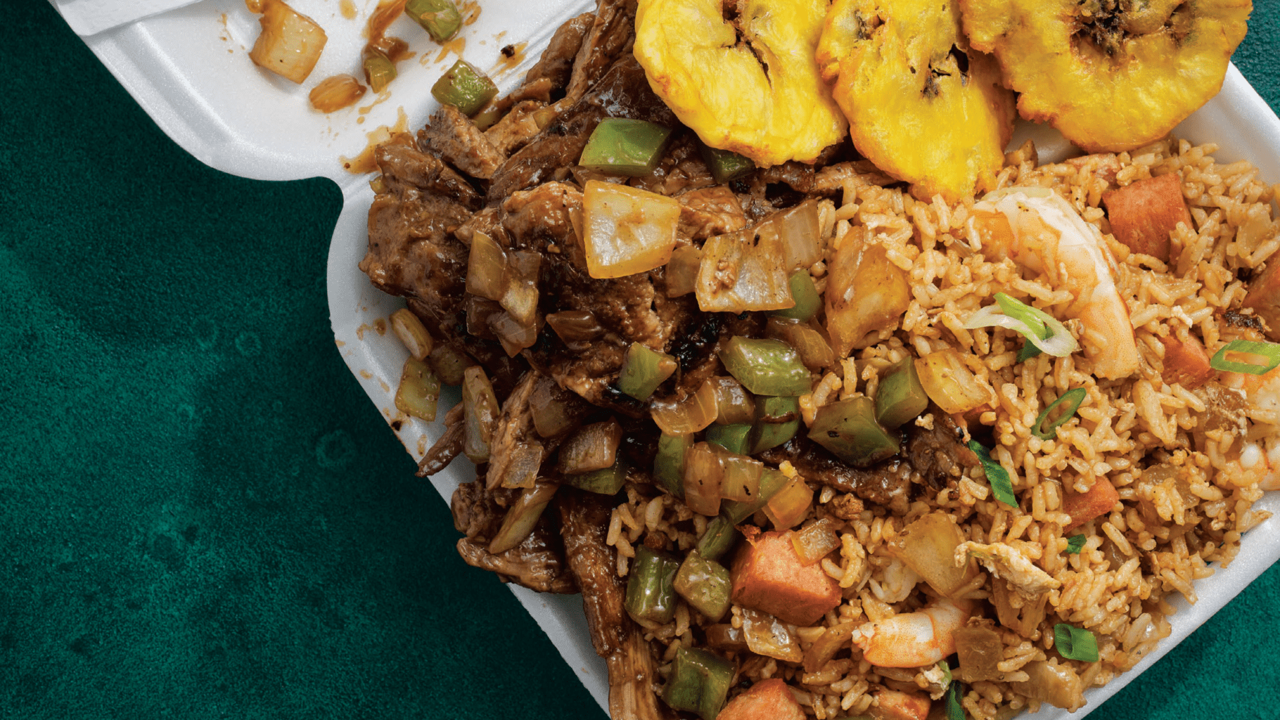 Arroz Chino Boricua excerpted from Diasporican: A Puerto Rican Cookbook by Illyanna Maisonet.