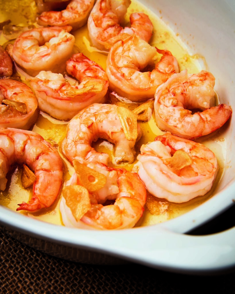 Shrimp, Sweet Garlic, and Extra-Virgin Olive Oil excerpted from Seafood Simple by Eric Ripert.