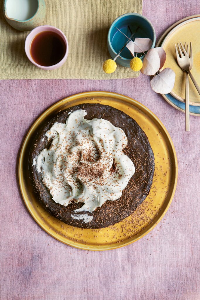 Chestnut and Chocolate Cake excerpted from A Year in the Kitchen by Blanche Vaughan.
