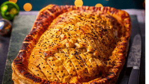 Mushroom Wellington excerpted from A Very Vegan Christmas by Sam Dixon.