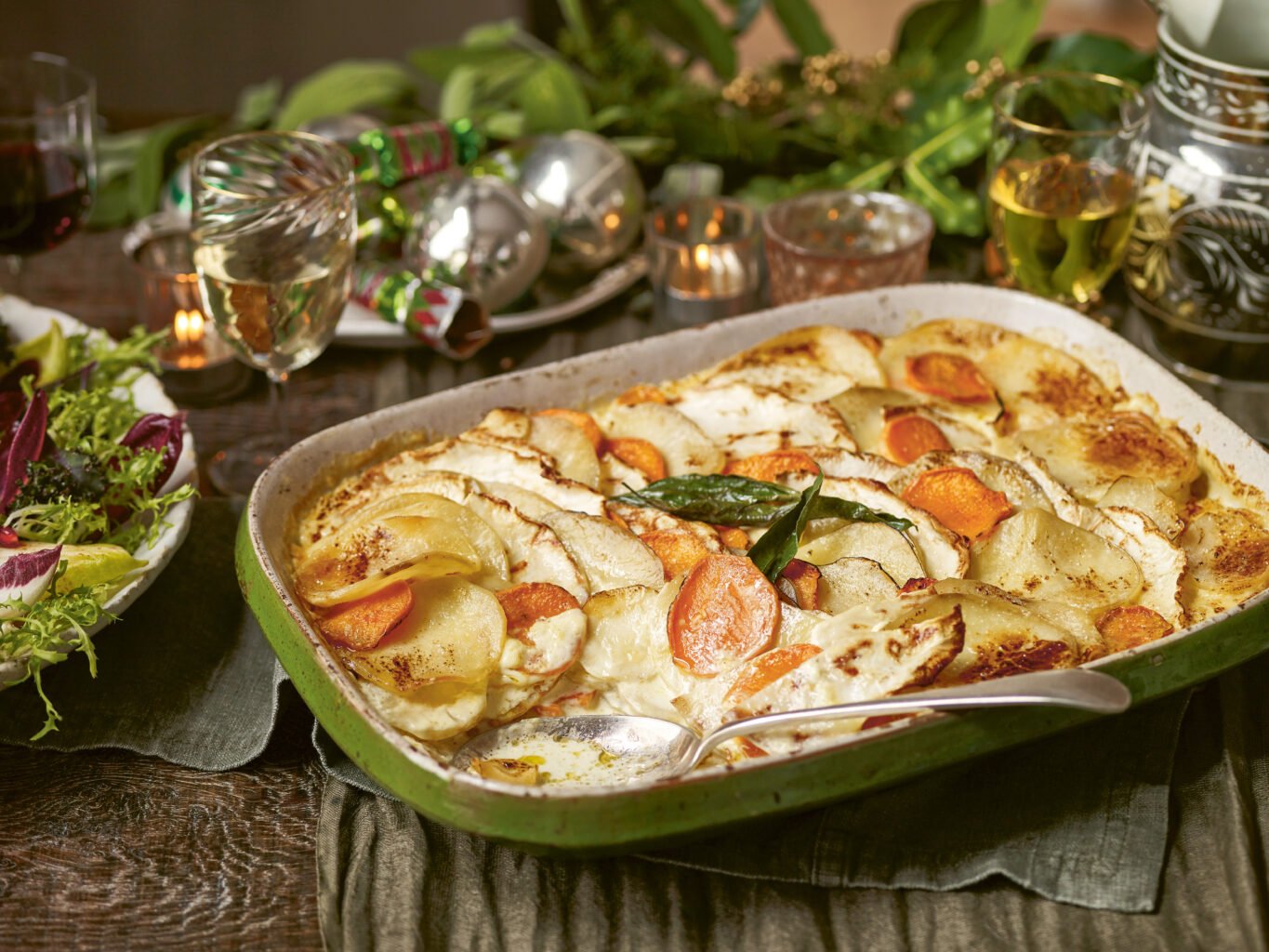 Root Vegetable Gratin excerpted from A Year in the Kitchen by Blanche Vaughan.