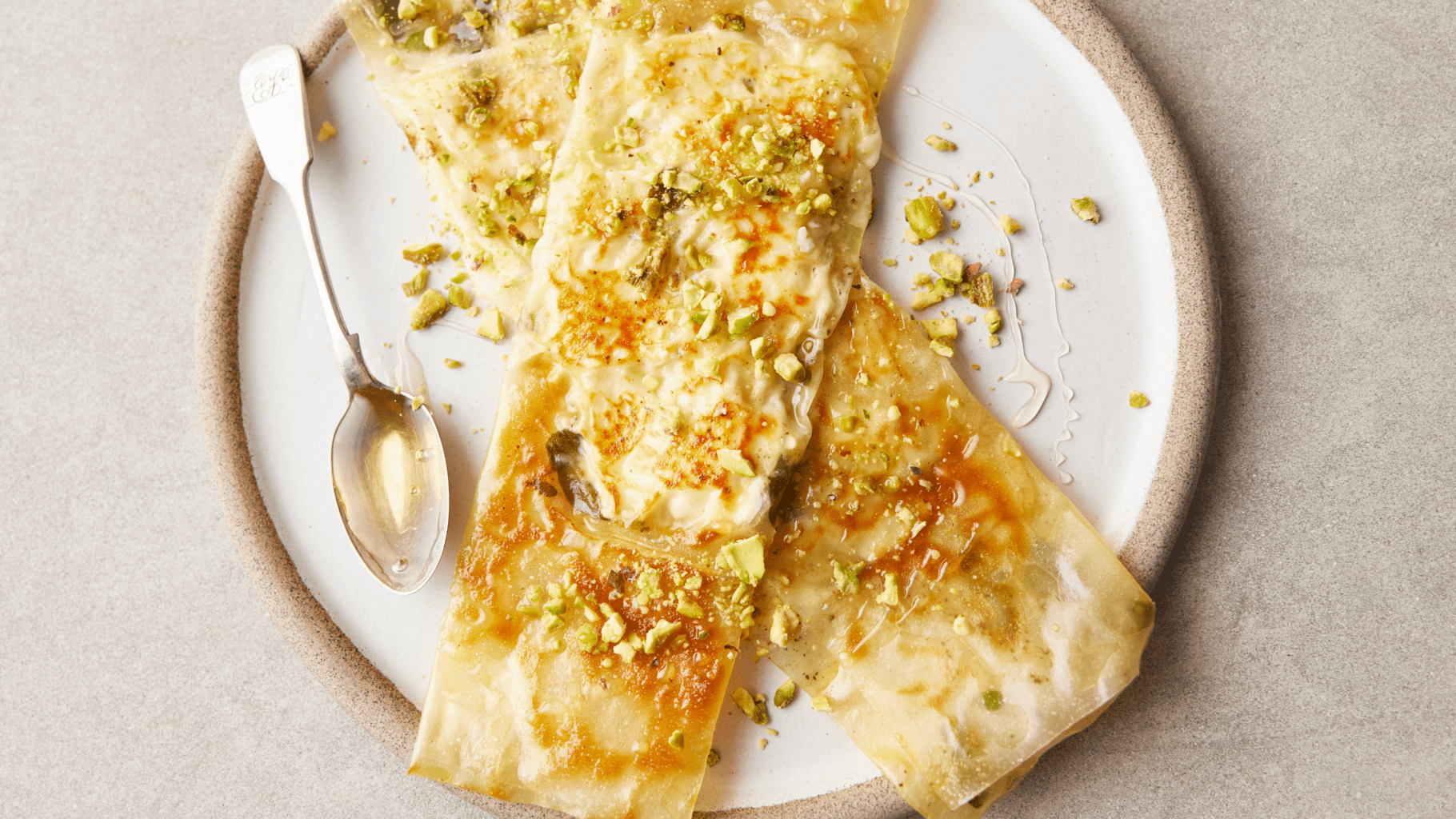 Feta Phyllo Turnovers excerpted from 5 Ingredients Mediterranean by Jamie Oliver.