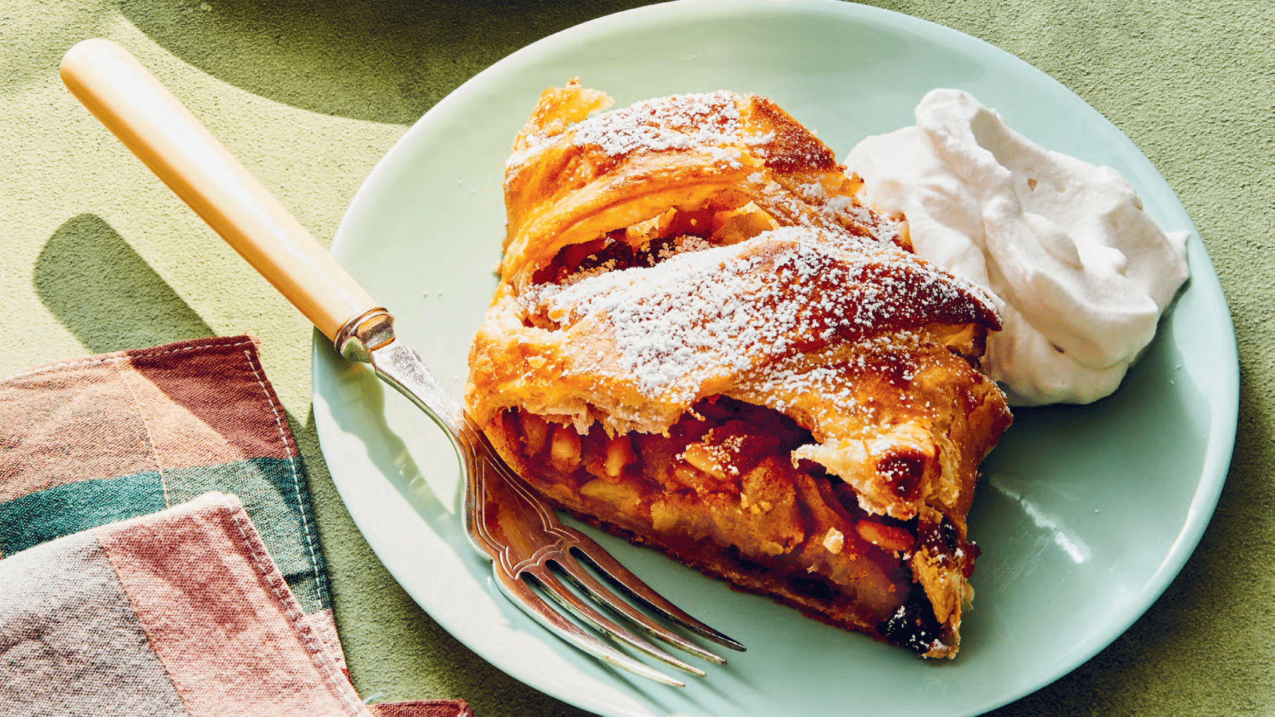 Strudel di Mele excerpted from Italian Snacking by Anna Francese Gass.