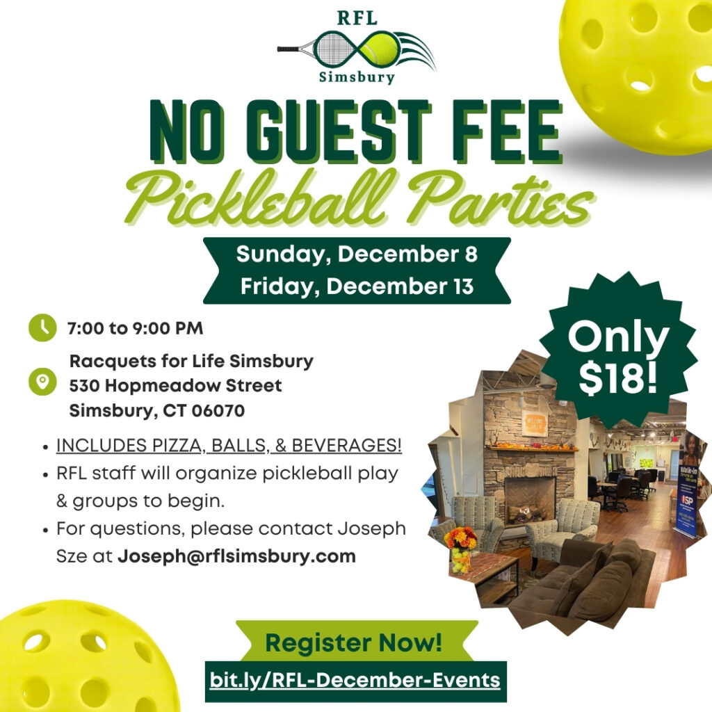 Dec. No Guest Fee Pickleball Parties RFL (Square)