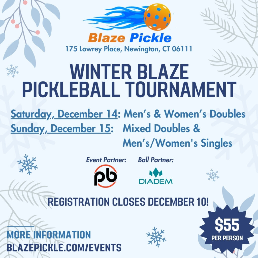 Winter Blaze Pickleball Tournament (Square)