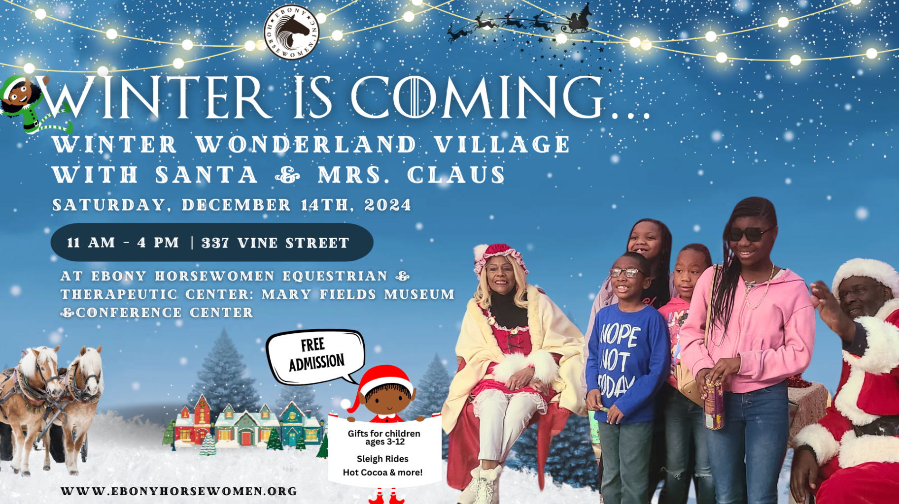 Winter Wonderland Village Flyer 2024